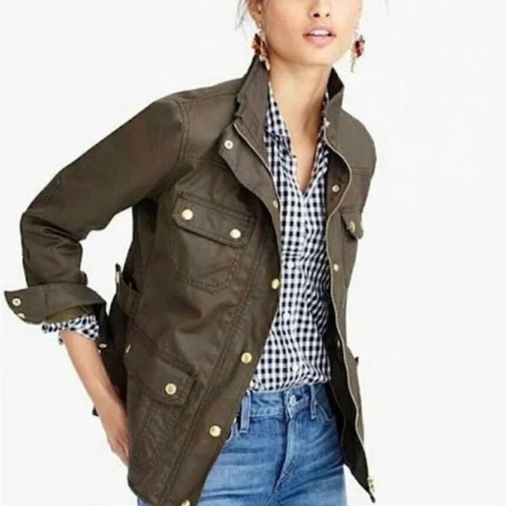 J. Crew Olive Green Utility Jacket for Women